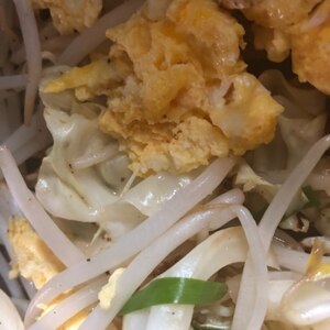 残り野菜の卵炒め